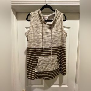 Lularoe Brittany Sleeveless Hoodie